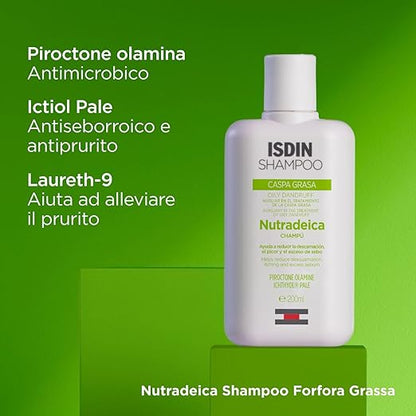 ISDIN Nutradeica Shampoo Antiforfora Grassa (200ml)